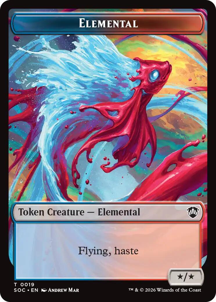 Elemental // Copy Double-Sided Token #19
