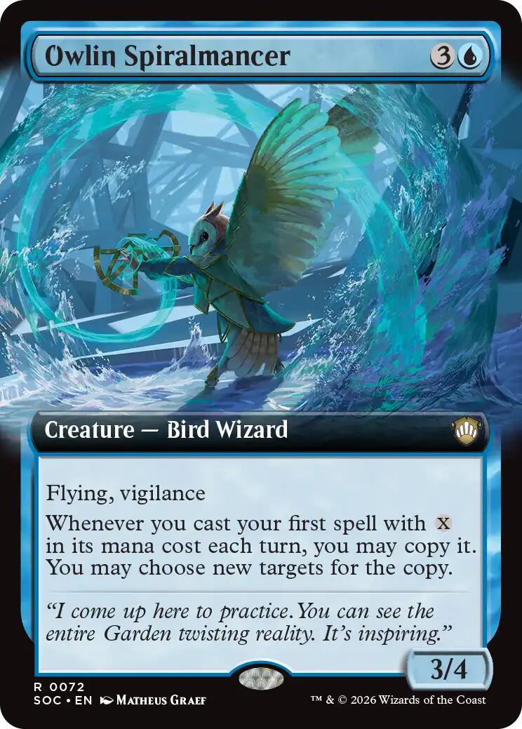 Owlin Spiralmancer [Extended Art] #72