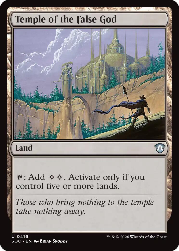 Temple of the False God #416