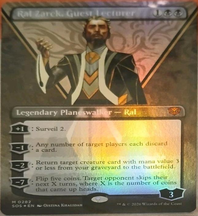 Ral Zarek, Guest Lecturer [Borderless Foil] #282