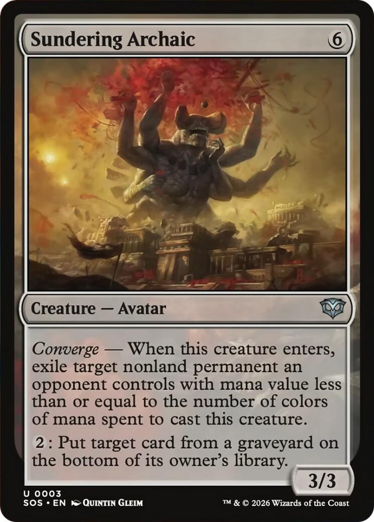 Sundering Archaic #3
