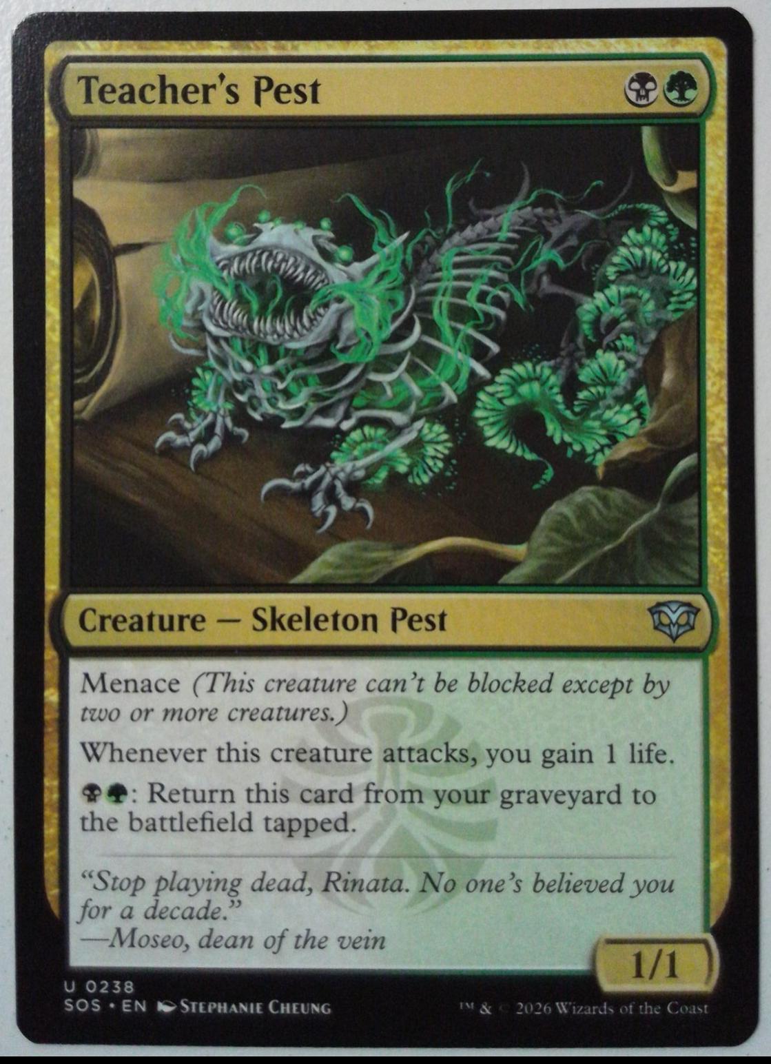 Teacher's Pest] #238