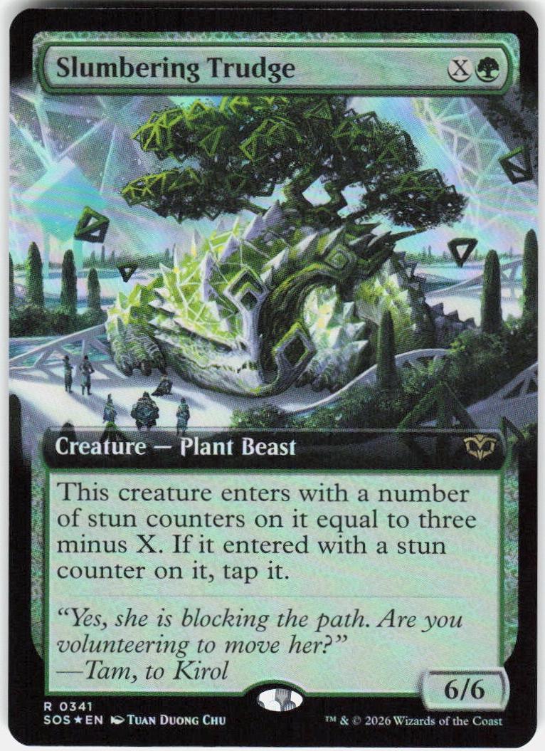 Slumbering Trudge [Extended Art Foil] #341