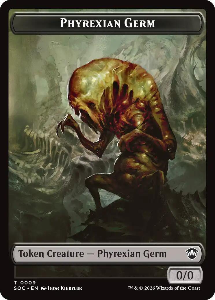 Phyrexian Germ // Thopter Double-Sided Token [Foil] #9