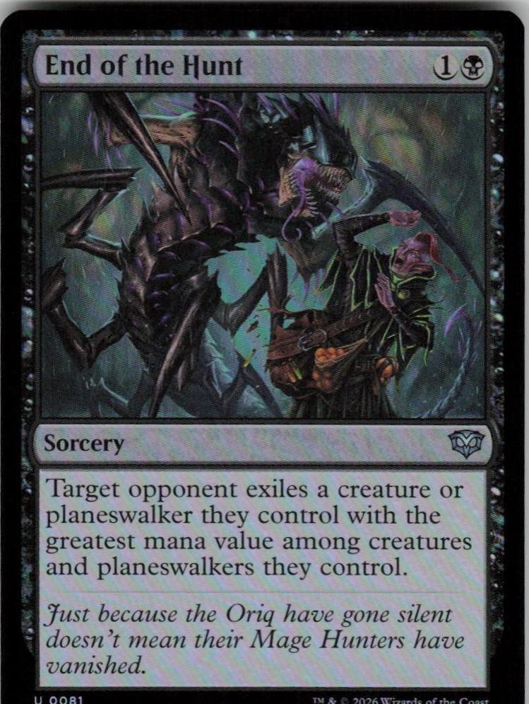 End of the Hunt [Foil] #81