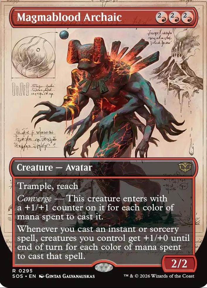 Magmablood Archaic [Borderless Foil] #295