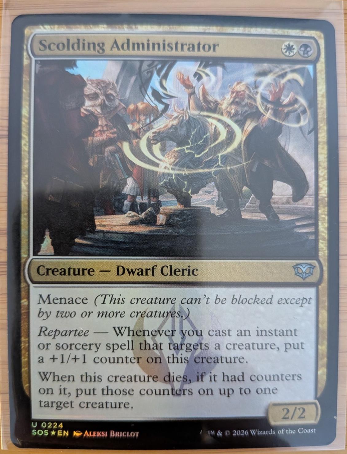 Scolding Administrator [Foil] #224