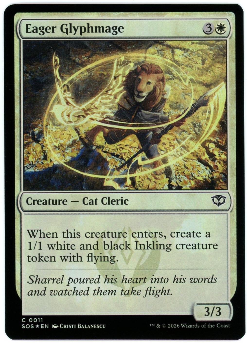 Eager Glyphmage [Foil] #11