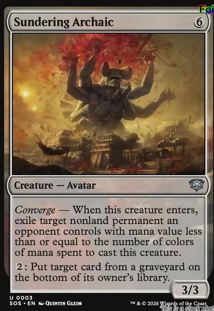 Sundering Archaic [Foil] #3