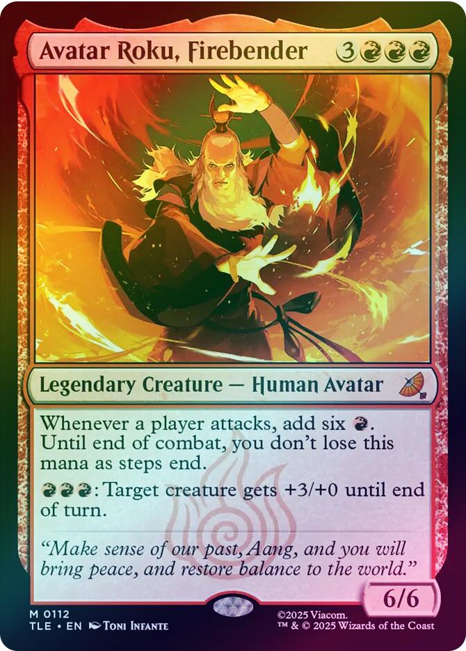 Avatar Roku, Firebender [Foil] #112