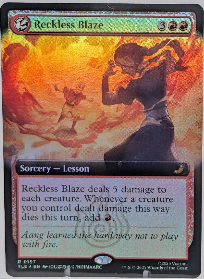 Reckless Blaze [Extended Art Foil] #197 #197