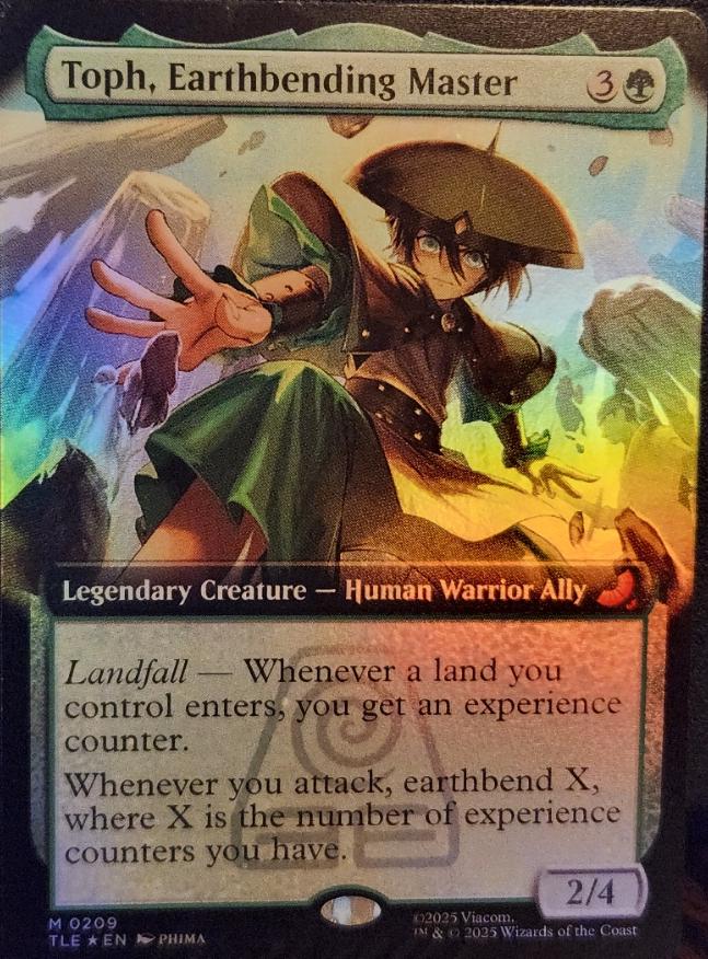 Toph, Earthbending Master [Extended Art Foil] #209