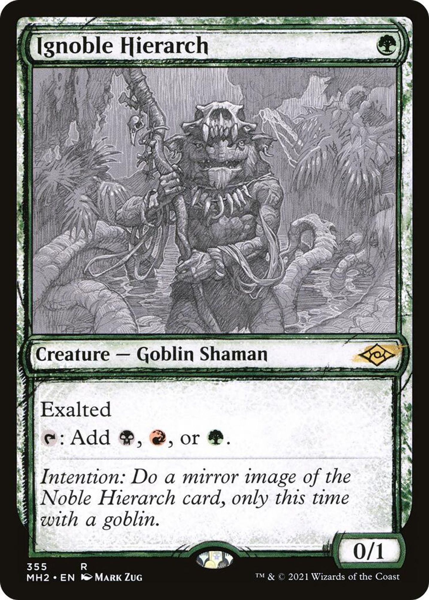 Ignoble Hierarch [Showcase Foil] #355