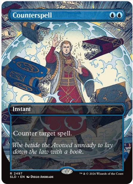 Counterspell [Borderless] [Foil] #2497