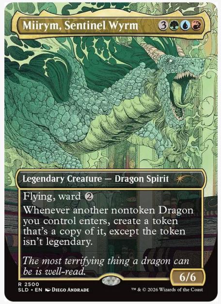 Miirym, Sentinel Wyrm [Borderless] [Foil] #2500
