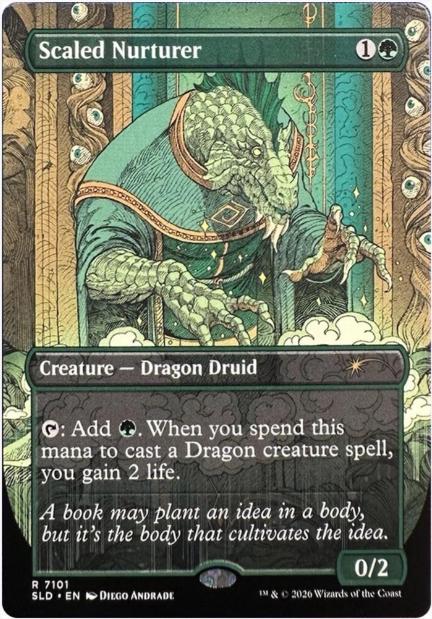 Scaled Nurturer [Borderless] [Foil] #7101