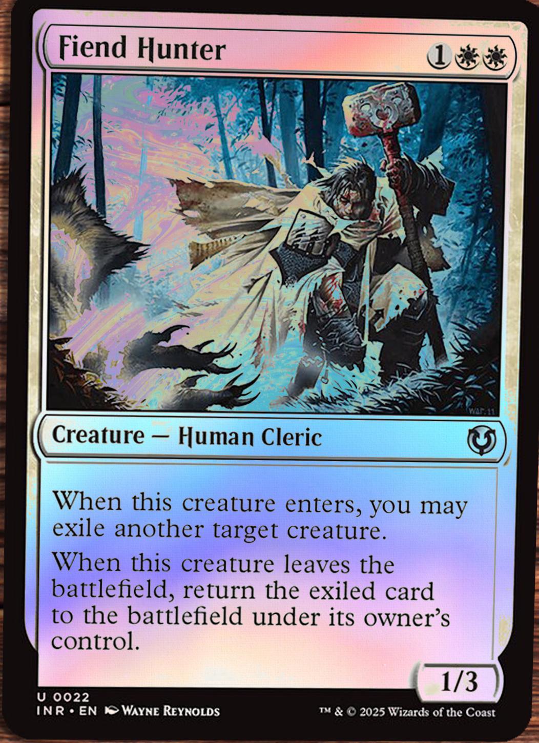 Fiend Hunter [Foil] #22