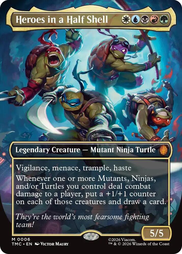 Heroes In A Half Shell [Borderless Foil] #6