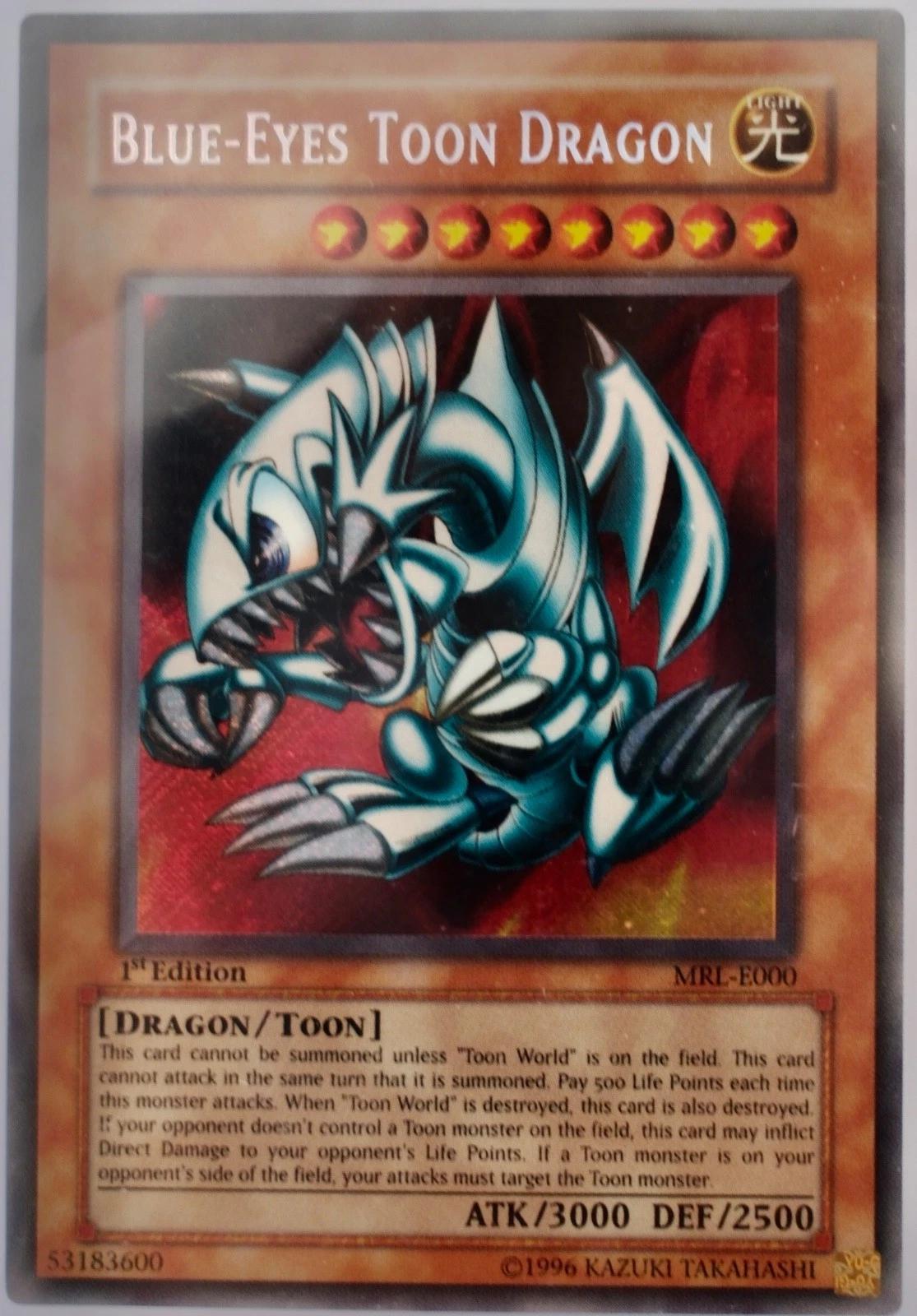 Blue Eyes Toon Dragon [1st Edition] MRL-E000