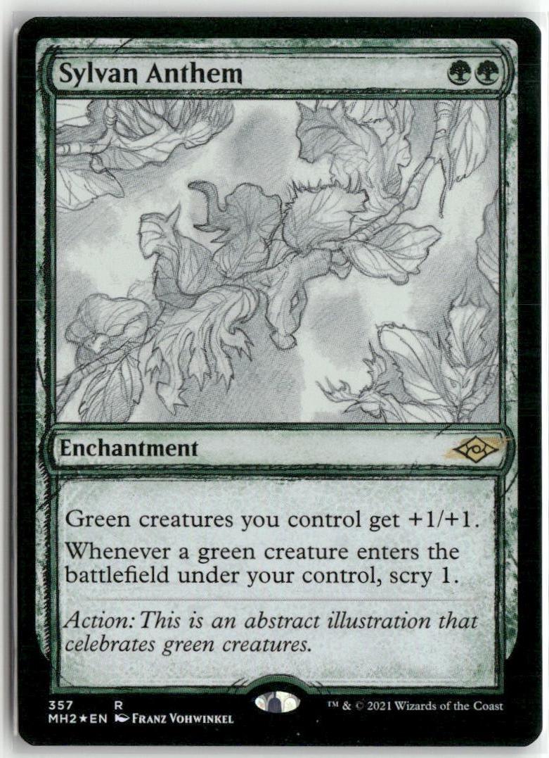 Sylvan Anthem [Showcase Foil] #357