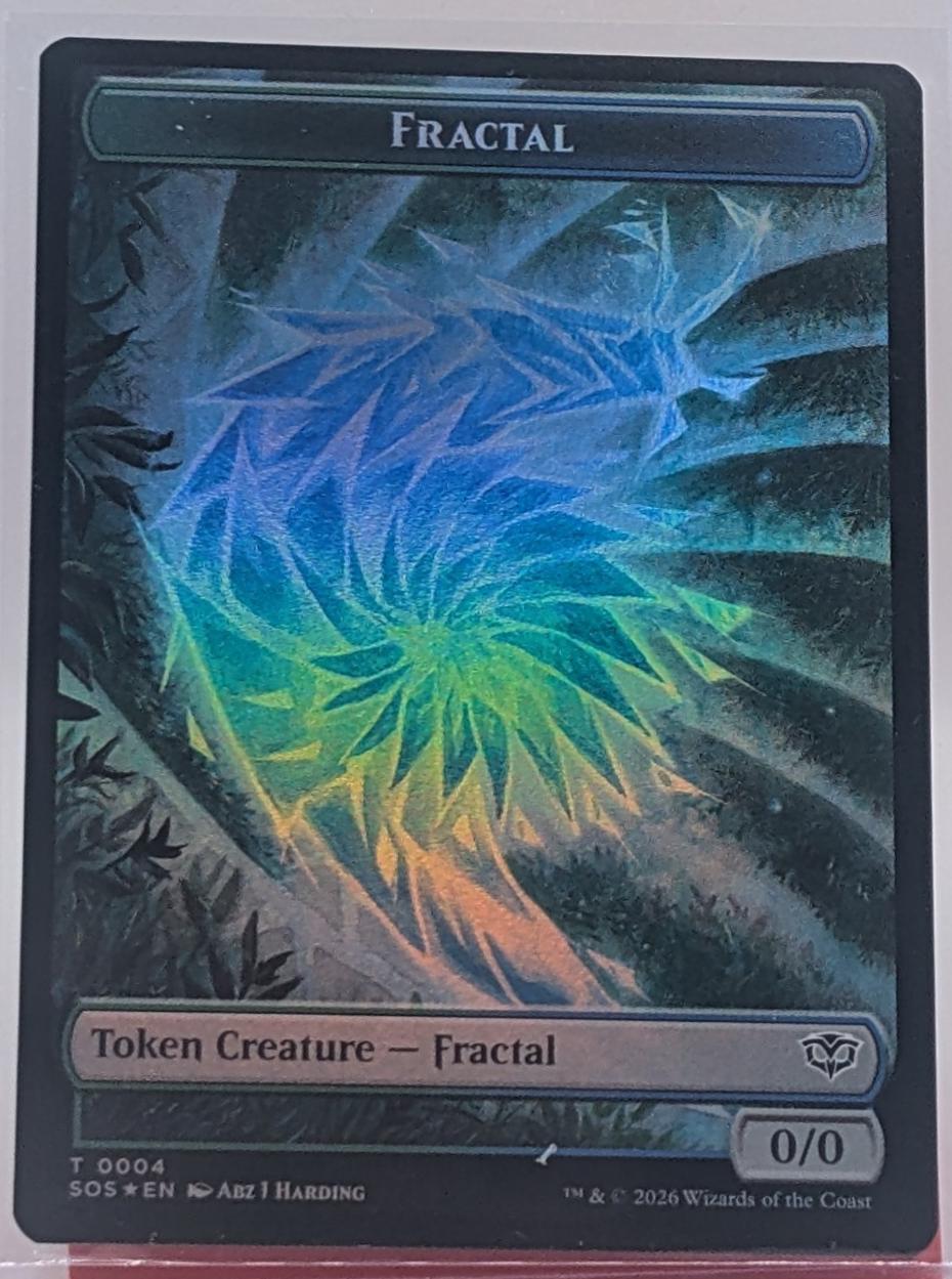 Fractal // Inkling Double-Sided Token [Foil] #4