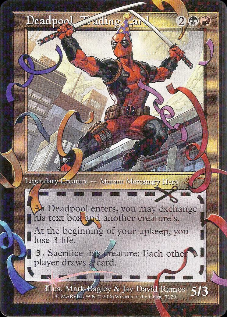 Deadpool, Trading Card [Pool Party Foil] #7129