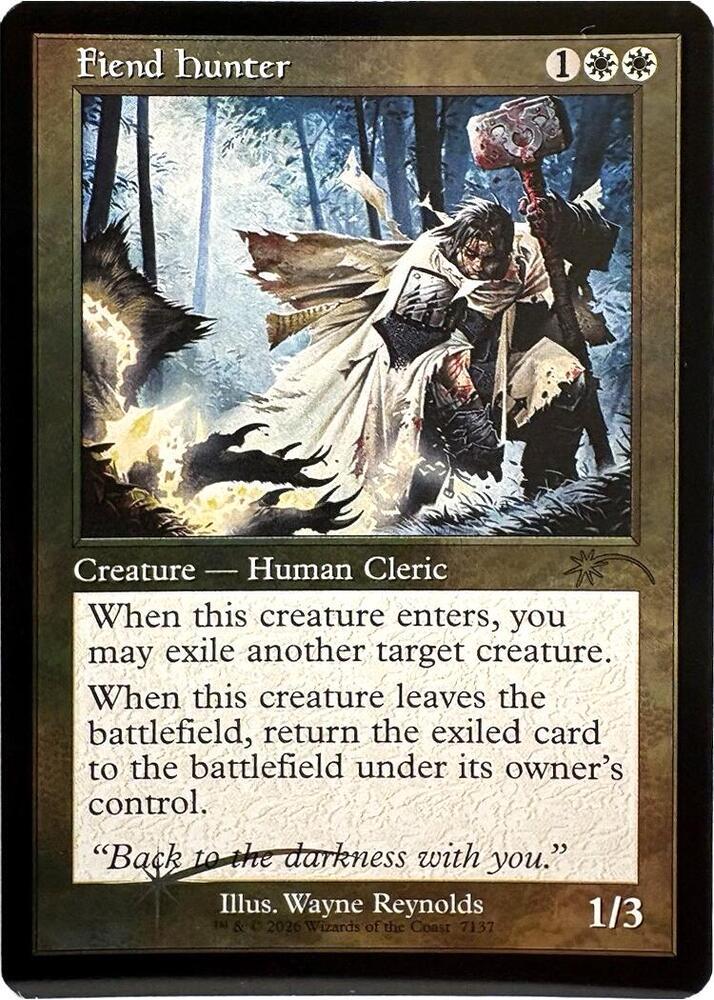 Fiend Hunter [Foil] #7137