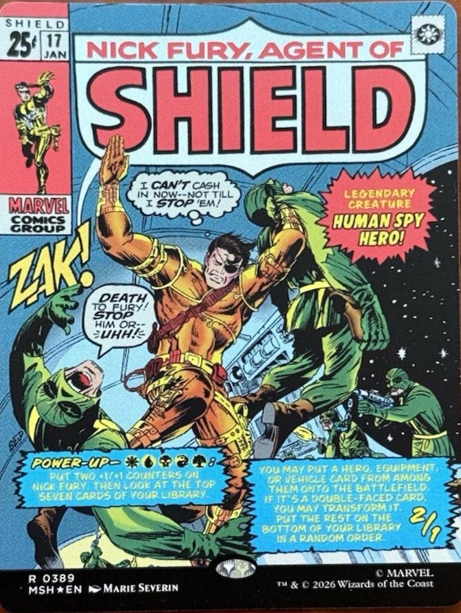 Nick Fury, Agent of S.H.I.E.L.D. [Borderless Foil] #389
