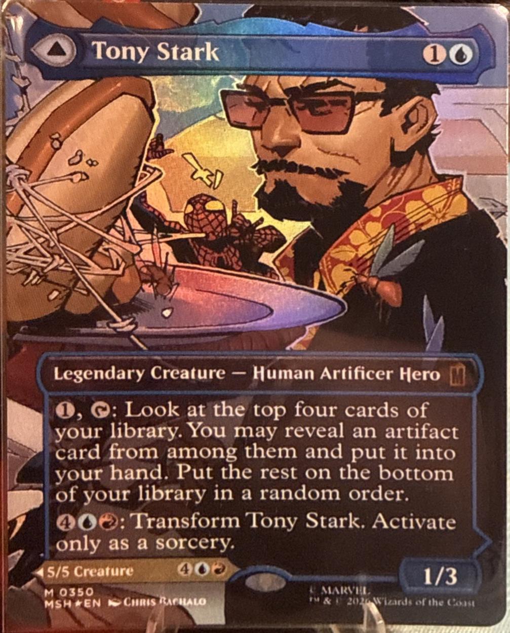 Tony Stark [Borderless Foil] #350