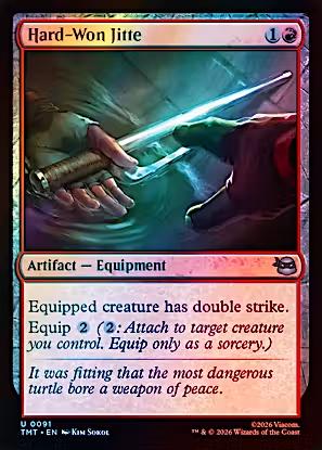 Hard-Won Jitte [Foil] #91