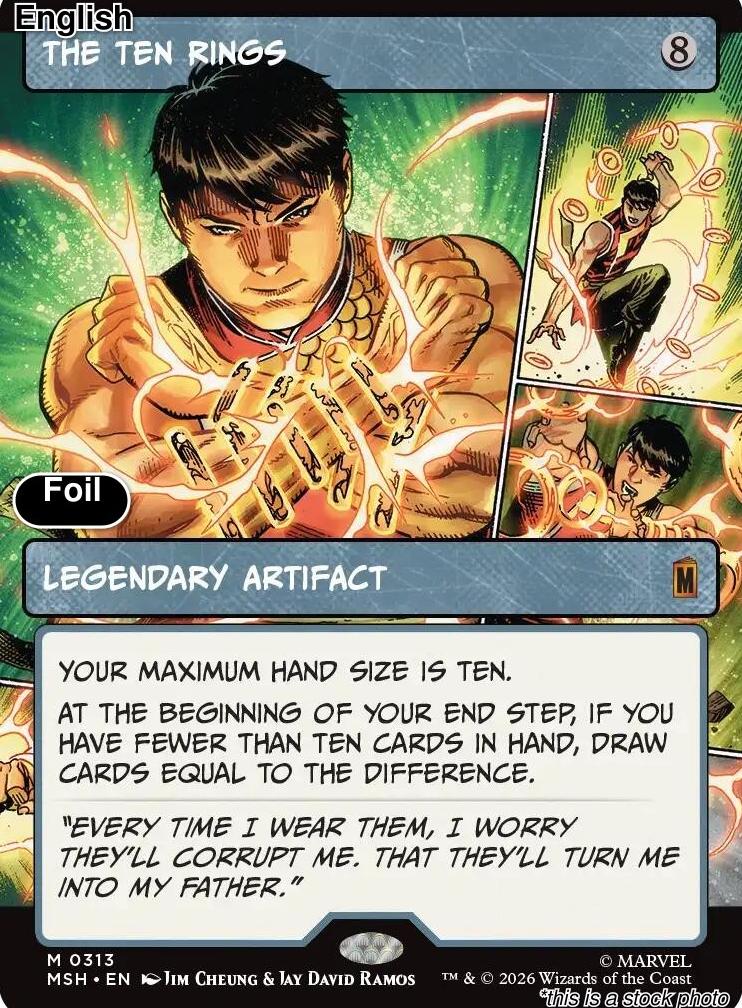 The Ten Rings [Borderless Foil] #313
