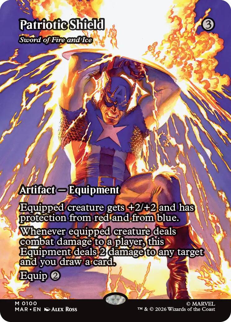 Patriotic Shield - Sword of Fire and Ice #100