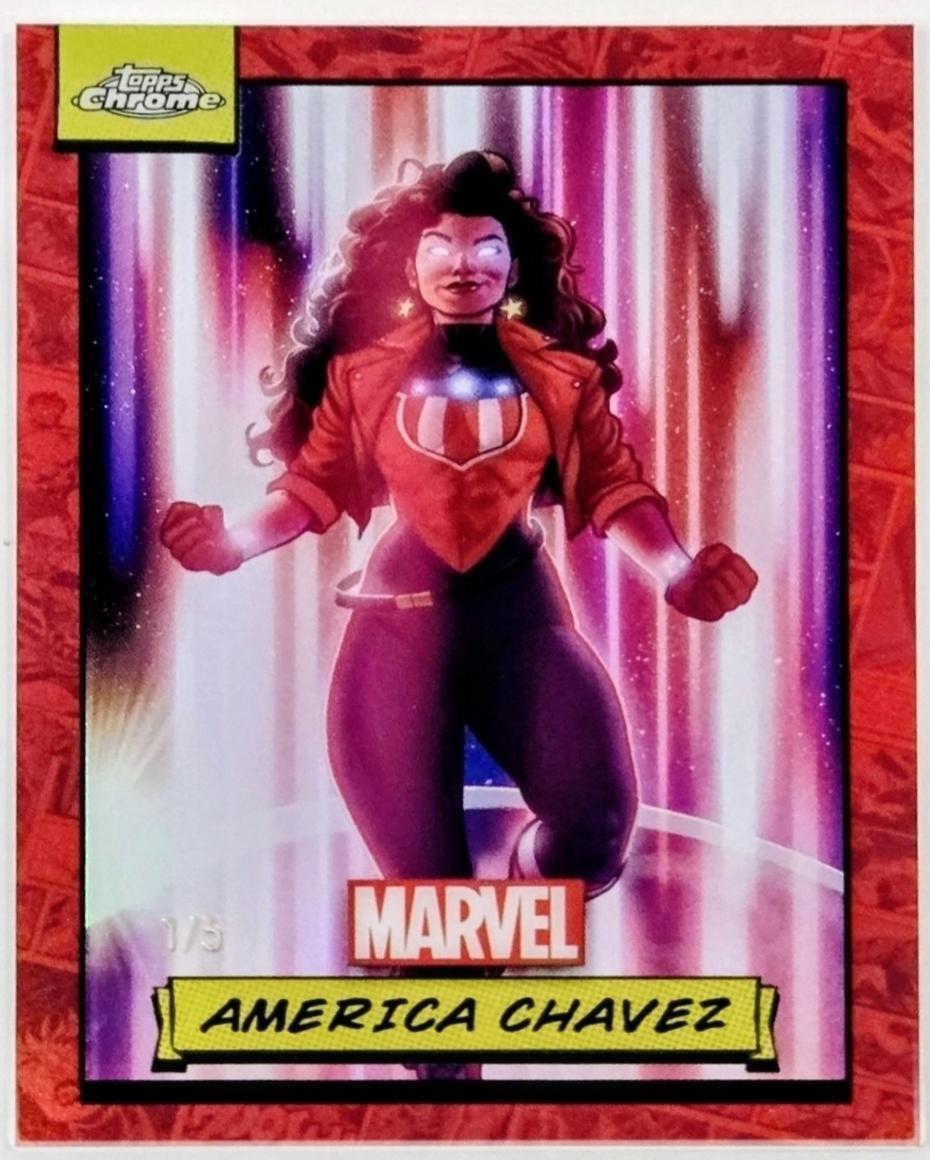 America Chavez [Red Refractor] #66