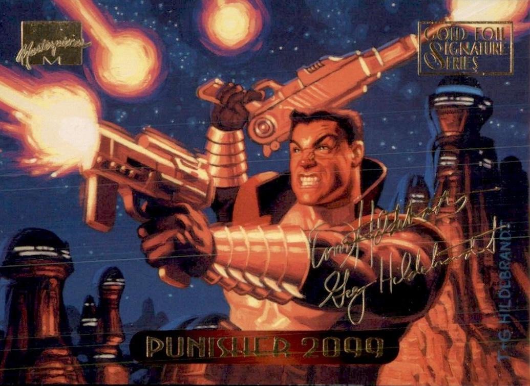 Punisher 2099 [Gold Foil Signature] #95
