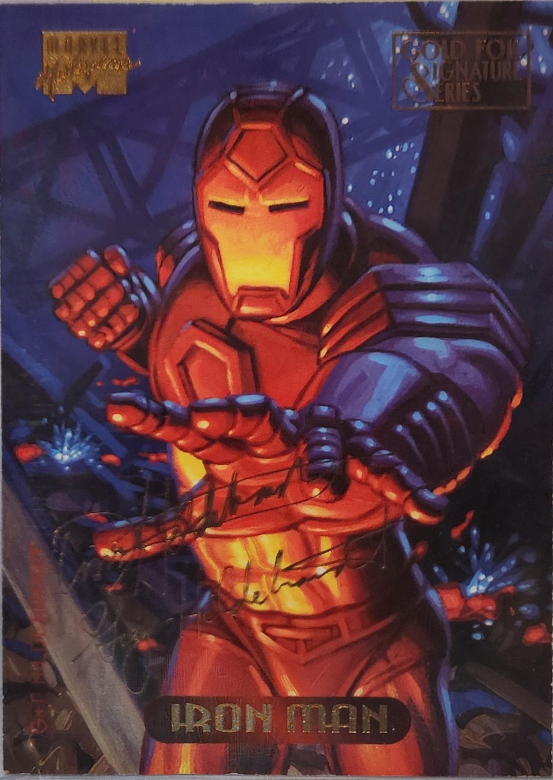 Iron Man [Gold Foil Signature] #56