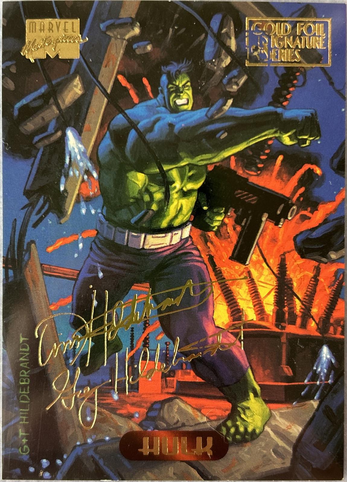 Hulk [Gold Foil Signature] #50