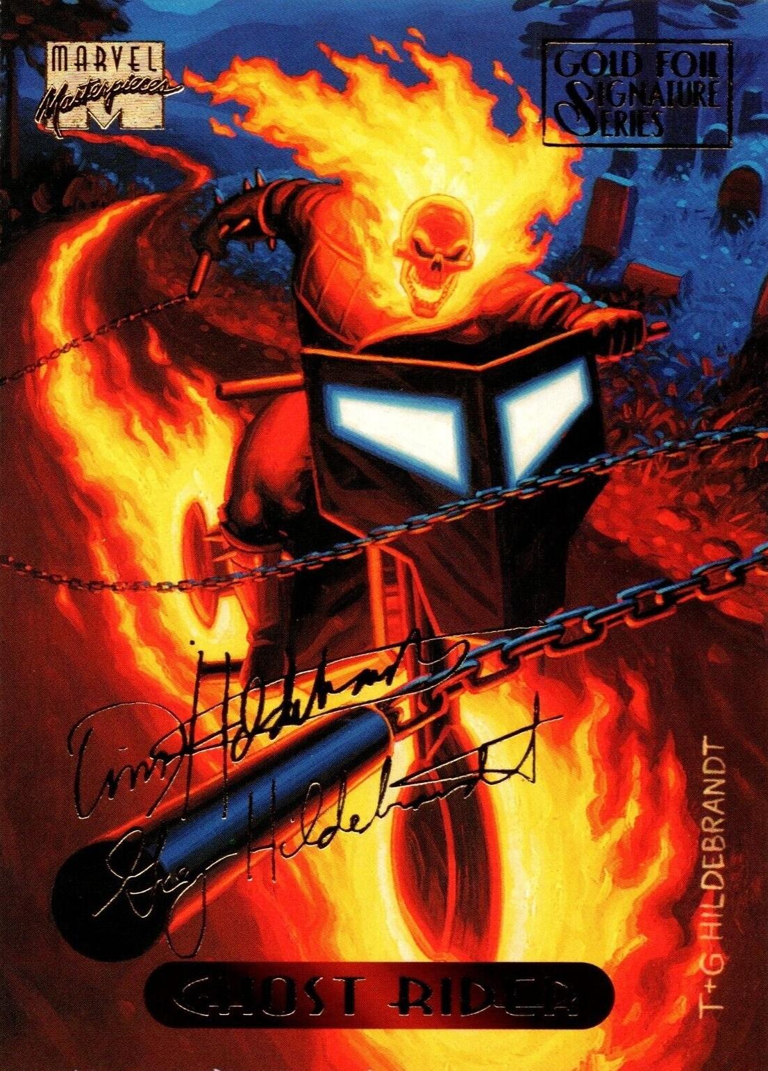 Ghost Rider [Gold Foil Signature] #42