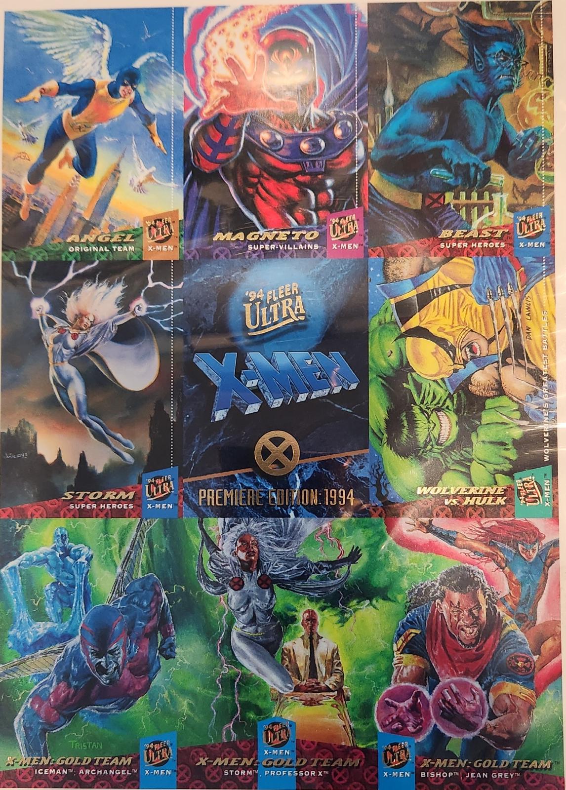 9-Card Uncut Mini Sheet