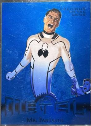 Mr. Fantastic [Blue Precious Metal Gems] #1