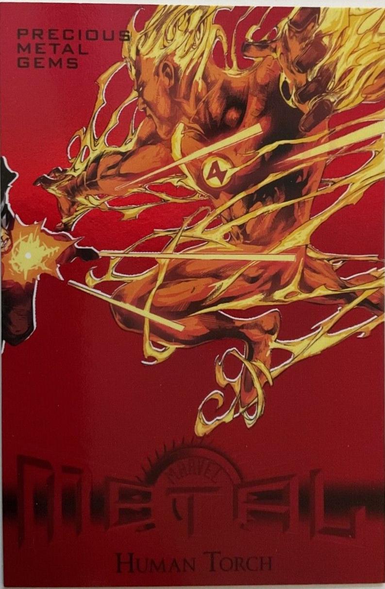 Human Torch [Red Precious Metal Gems] #4
