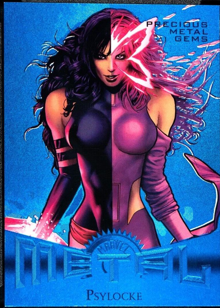 Psylocke [Blue Precious Metal Gems] #23