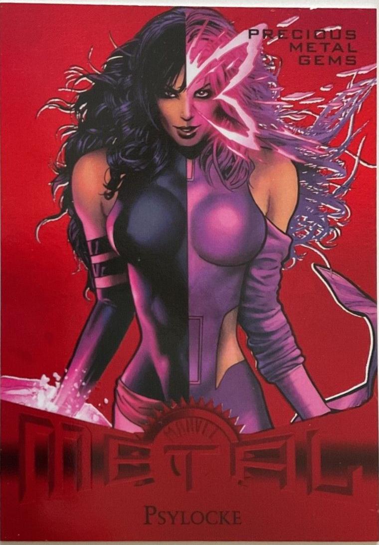 Psylocke [Red Precious Metal Gems] #23