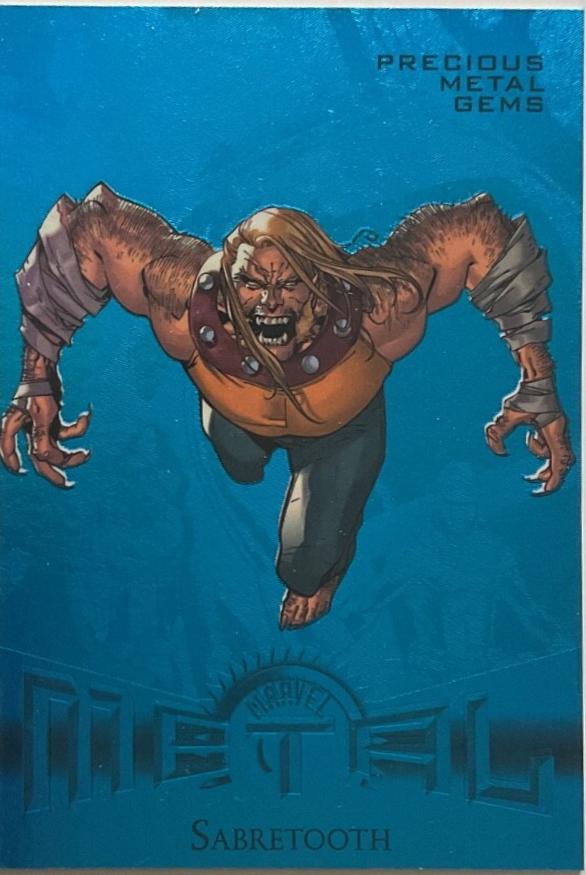 Sabretooth [Blue Precious Metal Gems] #38