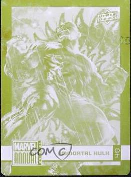 Immortal Hulk [Printing Plate] #40