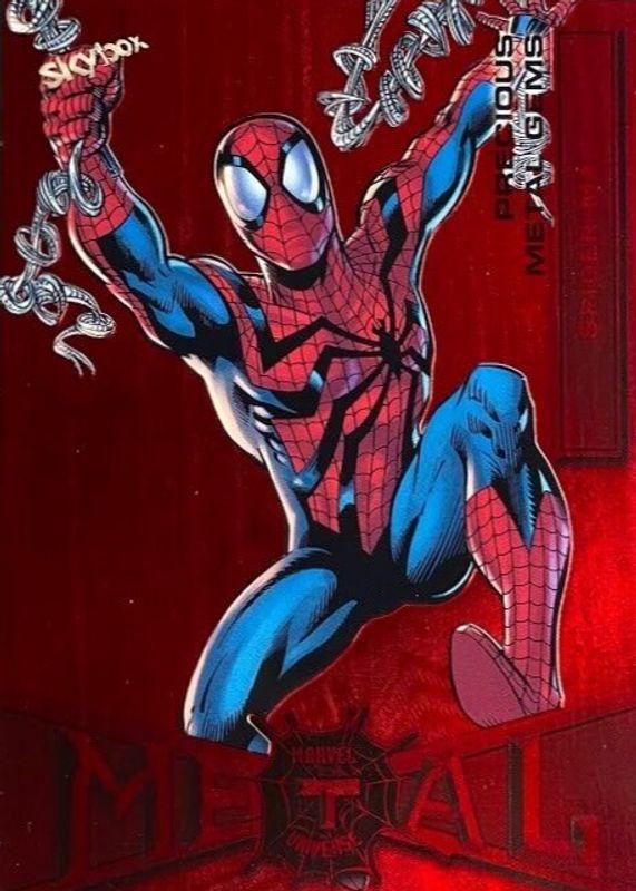 Spider-Man [Precious Metal Gems Red] #64