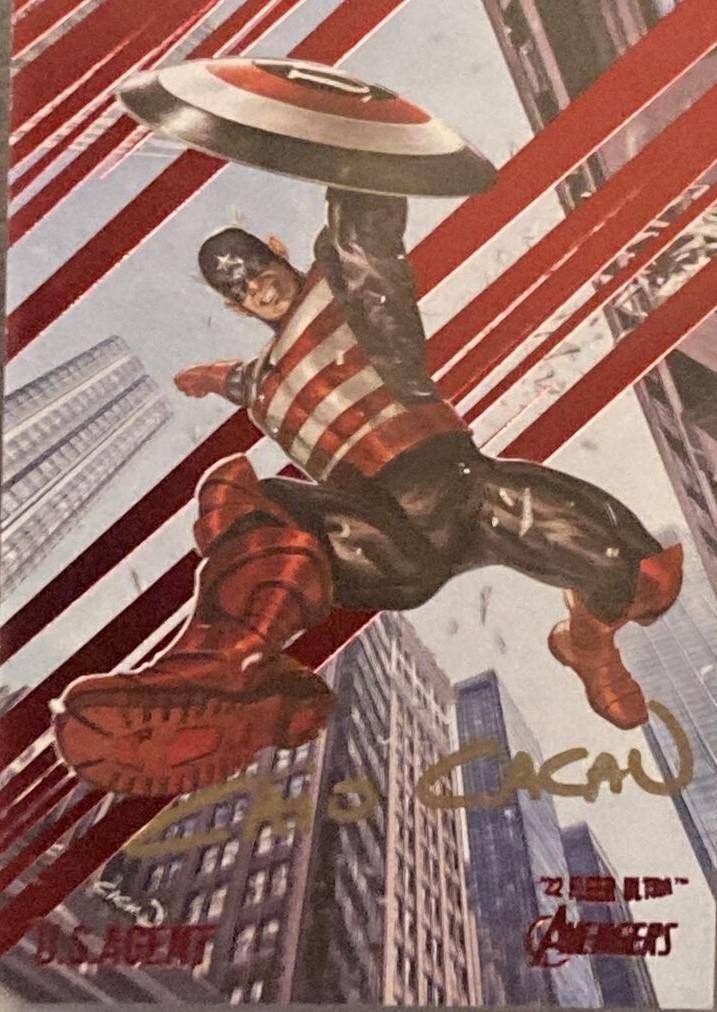 U.S. Agent  [Red Foil Artist Auto] #81