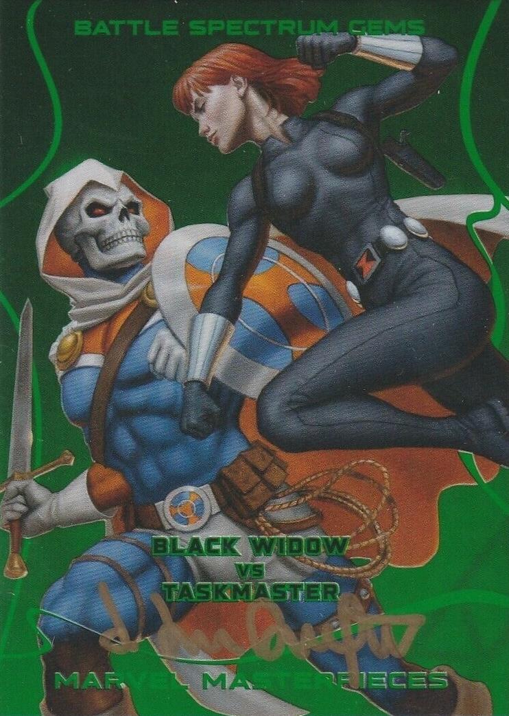 Black Widow vs. Taskmaster [Green Auto] #BS-8