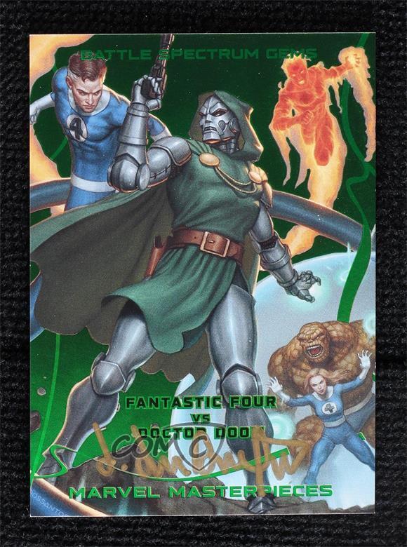 Fantastic Four vs. Doctor Doom [Green Auto] #BS-2
