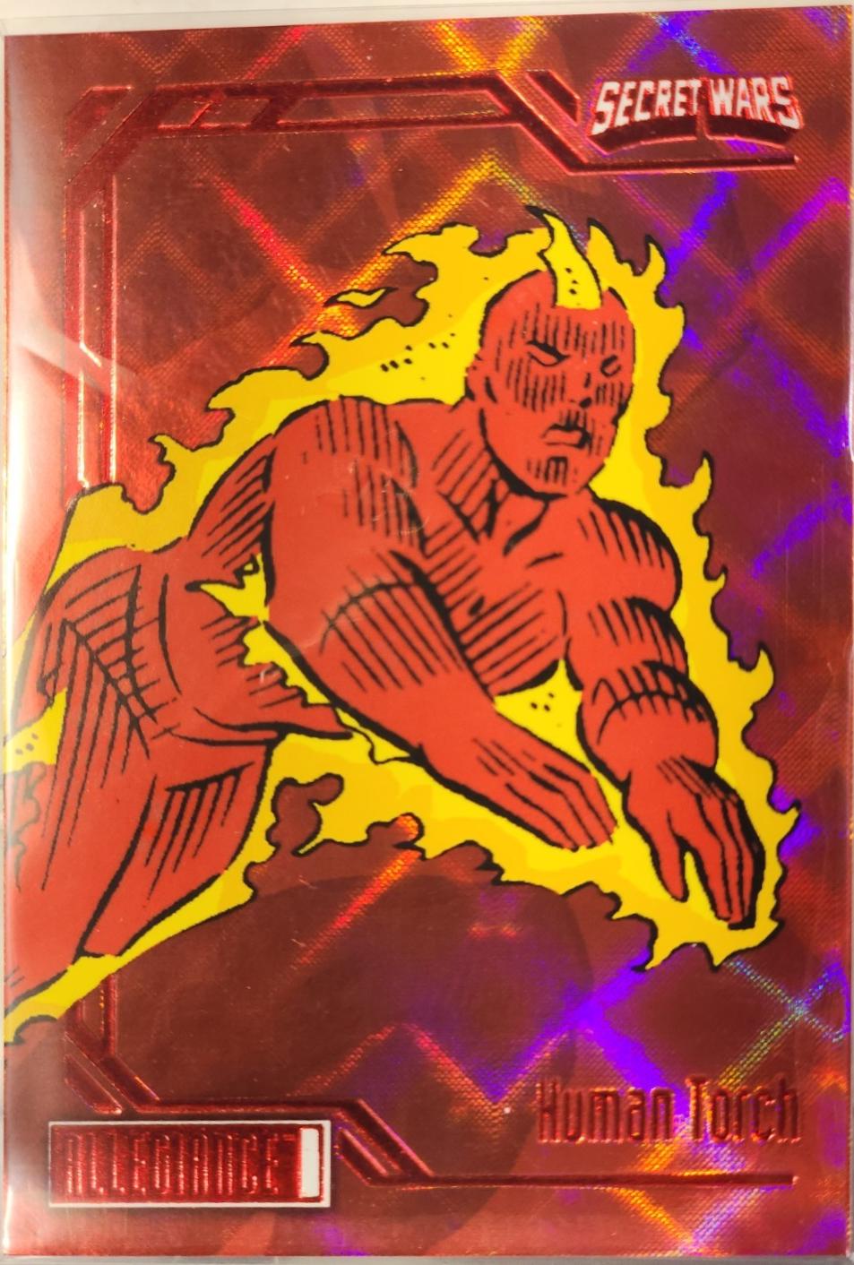 Human Torch [Red Diamonds] #75