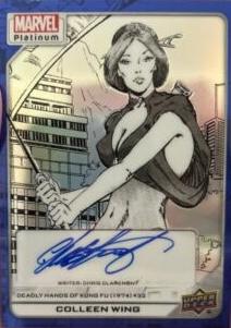 Colleen Wing [Autograph Blue Rainbow] #147
